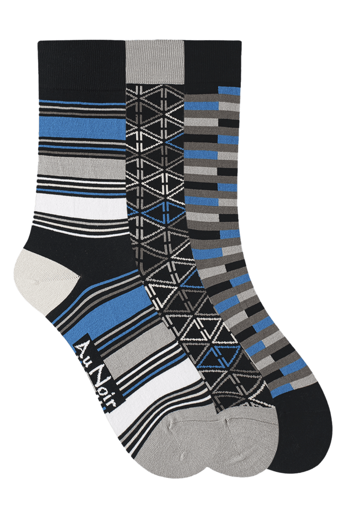 3 PAIRES - CHAUSETTES POUR HOMME - AU NOIR