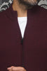 CHANDAIL EN LAINE MÉRINOS |  ESTEBAN, burgundy