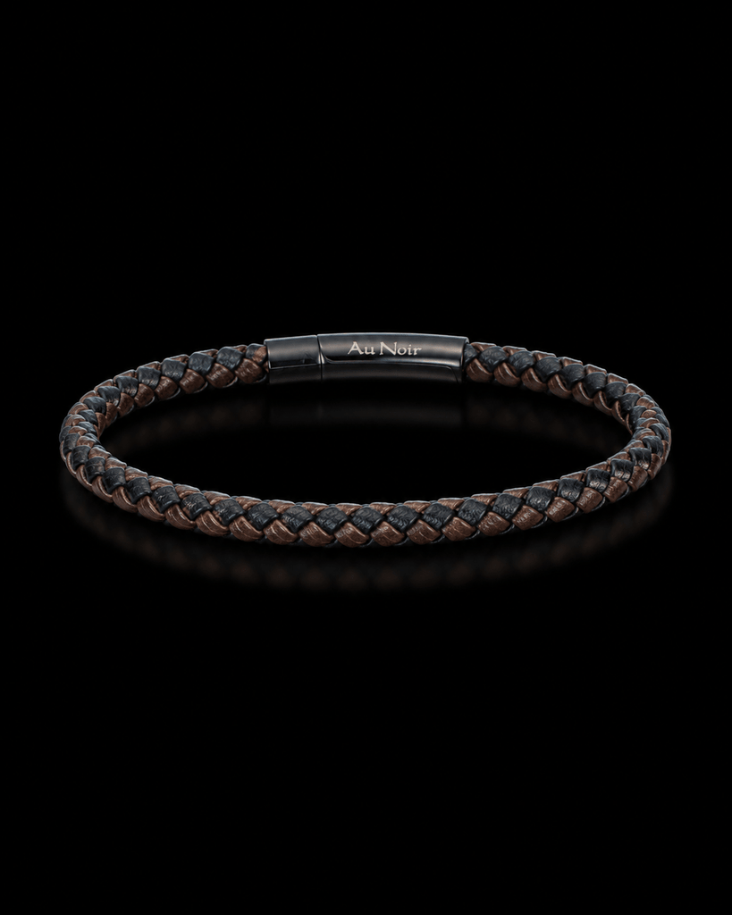BRACELET FRIEND, Black Brown - AU NOIR
