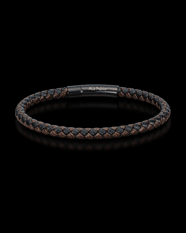 BRACELET FRIEND, Black Brown - AU NOIR