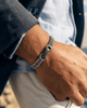 BRACELET LINK, Silver - AU NOIR
