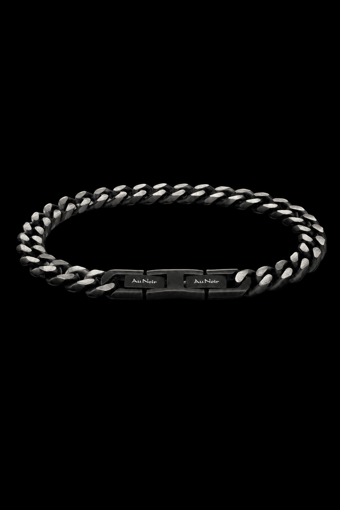 BRACELET LORD, Black Silver - AU NOIR