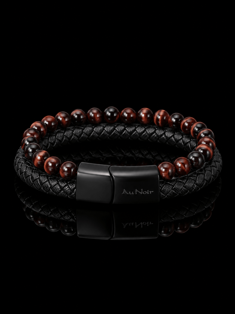 BRACELET SQUAD, Black Red Tiger - AU NOIR