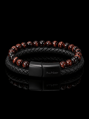 BRACELET SQUAD, Black Red Tiger - AU NOIR