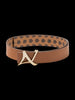 CEINTURE RÉVERSIBLE | SHELBY GOLD, brun - AU NOIR