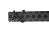 CEINTURE RÉVERSIBLE | SHELBY GUNMETAL, black - AU NOIR