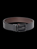 CEINTURE RÉVERSIBLE | STRAUSS BLACK, noir - brun - AU NOIR