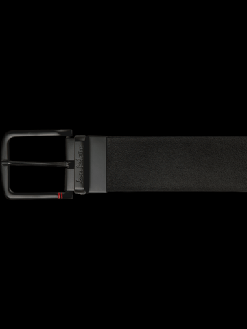 CEINTURE RÉVERSIBLE | STRAUSS BLACK, noir - brun - AU NOIR