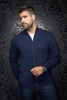 CHANDAIL DE LAINE MERINO | ESTEBAN, navy - AU NOIR