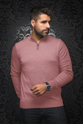 CHANDAIL EN LAINE MÉRINOS | MESTA, ROSEWOOD - AU NOIR