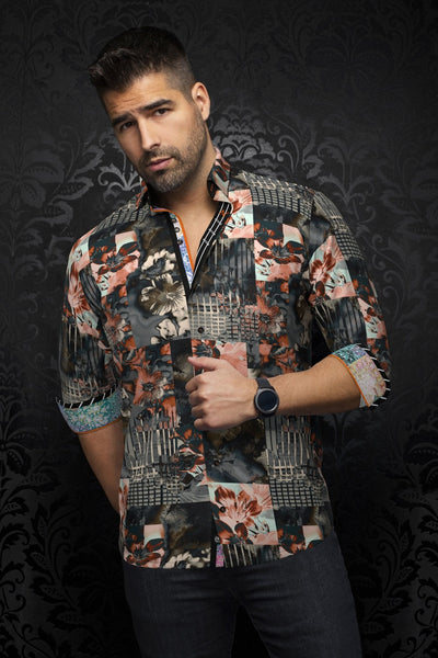 CHEMISE | BRENTANO, Grey - AU NOIR
