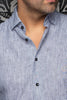 CHEMISE EN LIN | GERE, Black - AU NOIR