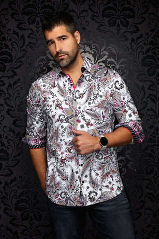 CHEMISE | HAINAN, White Multi - AU NOIR