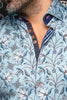 CHEMISE | HARRINGTON, Steel Blue - AU NOIR