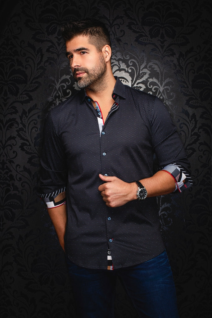 CHEMISE | HOUND, Black Olive - AU NOIR
