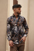 CHEMISE | JASPER, Blue Brown - AU NOIR