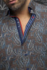 CHEMISE | JOLIOT, Navy Tobacco - AU NOIR