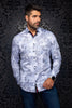 CHEMISE | KALIMANTAN, White Grey - AU NOIR