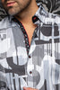 CHEMISE | LAJEDO, Grey - AU NOIR