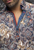CHEMISE | MACHADO, Navy Beige - AU NOIR