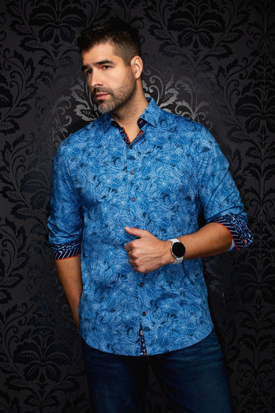 CHEMISE | MIRA, Denim - AU NOIR