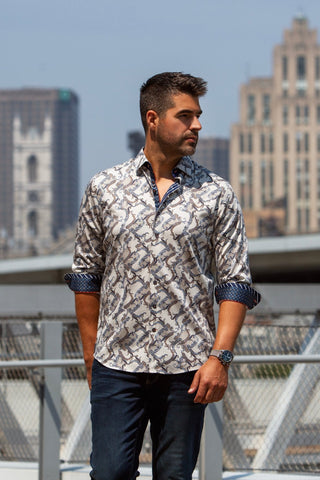 CHEMISE | MIRAGE, Stone - AU NOIR