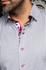 CHEMISE | POLGAR, Black Grey - AU NOIR