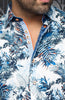 Chemise - RENAUD, White Blue - AU NOIR