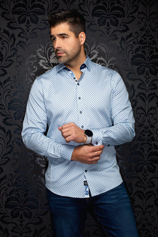 CHEMISE | SABAH, Blue - AU NOIR