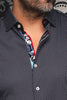 CHEMISE | SUNDANCE, Black Grey - AU NOIR