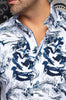CHEMISE | THOMAS, White blue - AU NOIR