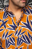 CHEMISE | TYLER, Tobacco Navy - AU NOIR