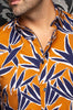 CHEMISE | TYLER, Tobacco Navy - AU NOIR