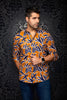 CHEMISE | TYLER, Tobacco Navy - AU NOIR
