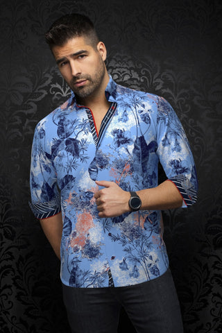 CHEMISE | ZANE, Cobalt - AU NOIR
