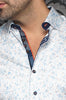 Manches Courtes | ALFIERI, White Blue - AU NOIR