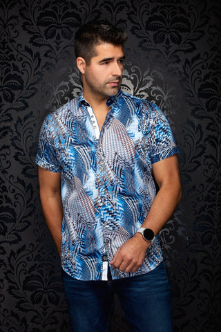 Manches Courtes | BADESI, Light Blue - AU NOIR