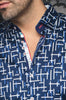 Manches Courtes | COLTON, Navy Blue - AU NOIR