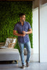 MANCHES COURTES EXTENSIBLE | ELTON, Navy - AU NOIR