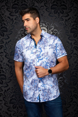 MANCHES COURTES EXTENSIBLE | MARBELLA, Blue - AU NOIR
