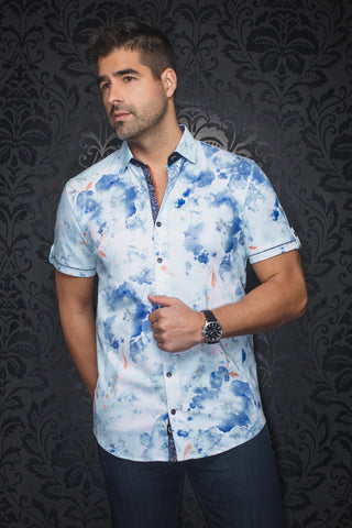 MANCHES COURTES EXTENSIBLE | PEMBA, Light Aqua - AU NOIR