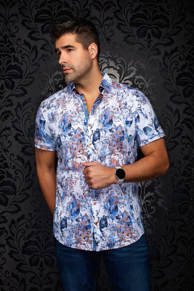 MANCHES COURTES EXTENSIBLE | VENICE, White multi - AU NOIR