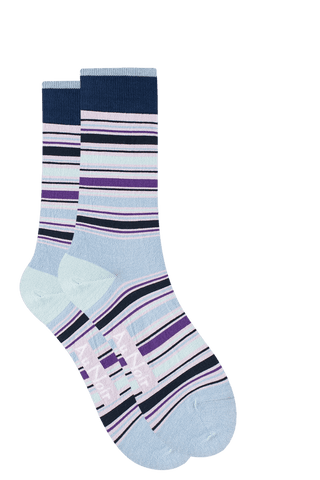 PAIRE DE BAS POUR HOMME EN COTON MERCERISÉ - AU NOIR