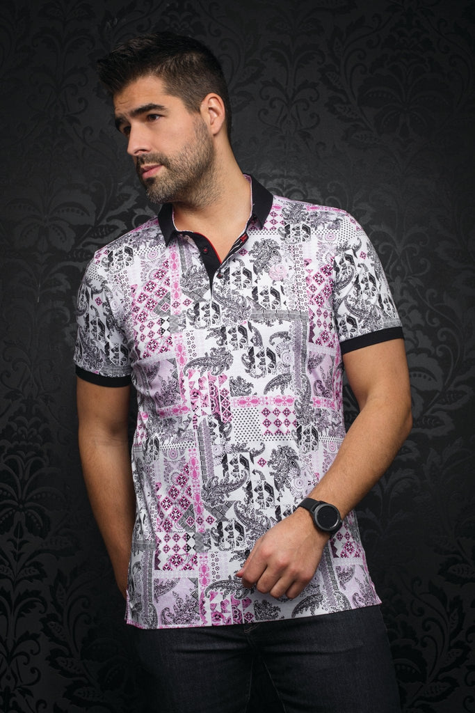 POLO | AURELIO, pink - AU NOIR