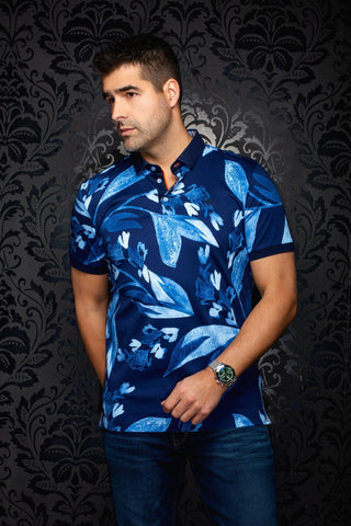 POLO | GLEN, Navy - AU NOIR