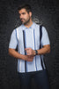POLO LAINE DE MÉRINOS | AVERY, Light Blue - AU NOIR
