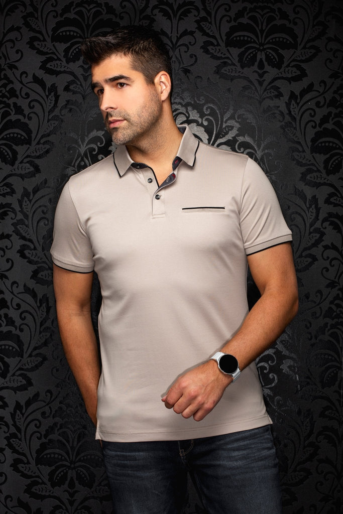 Polo | MERCURY, Stone - AU NOIR