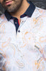 Polo - RIBERA, white orange - AU NOIR
