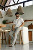 POLO TRICOT | LOWICK, White - AU NOIR