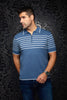 POLO TRICOT | OBAN, Teal - AU NOIR